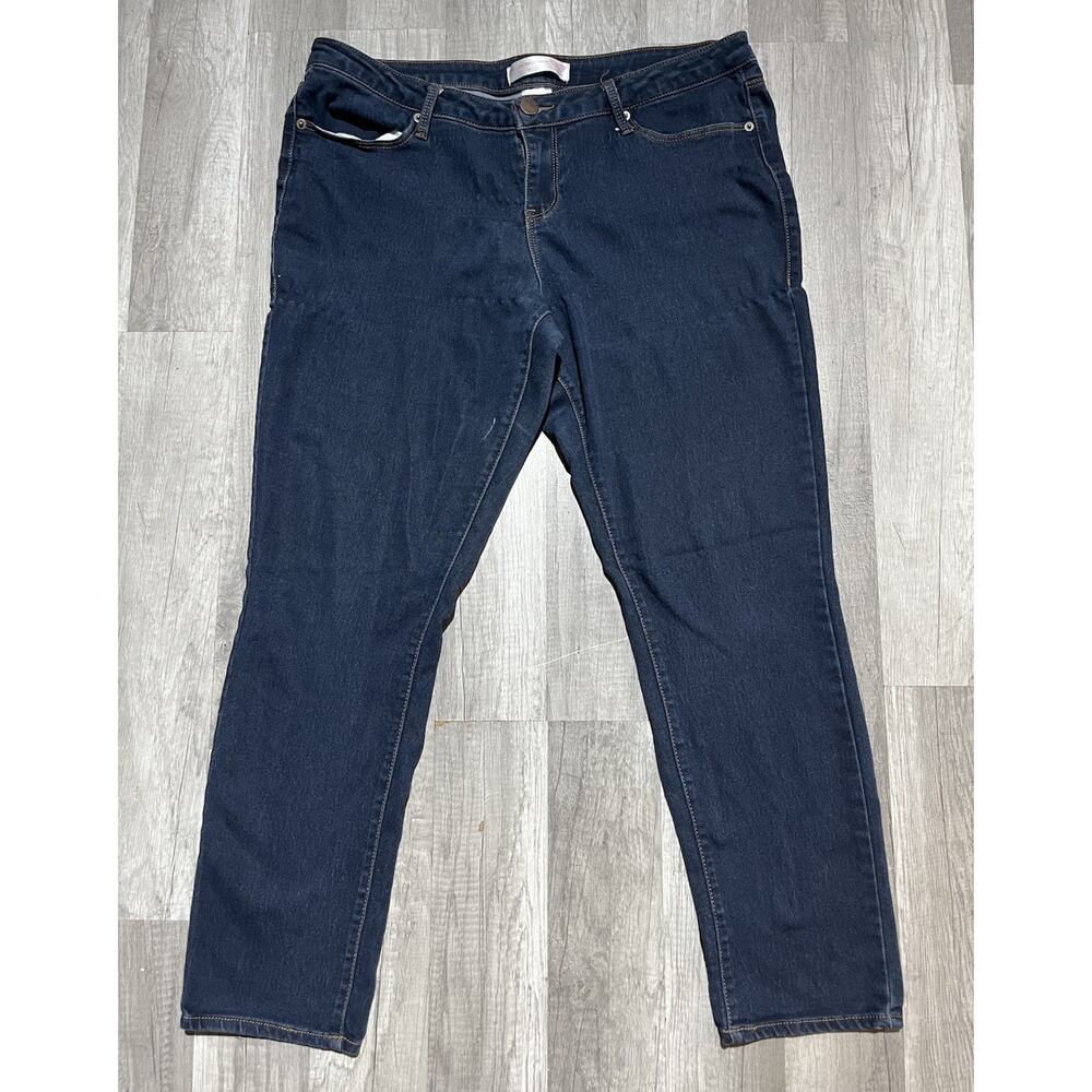 No Boundaries Jeans Women’s Size 17 Dark Blue Wash Skinny Stretch Denim Pants